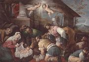unknow artist The adoration of  the shepherds USA oil painting artist